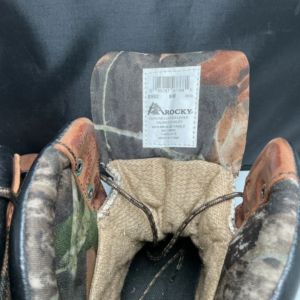 Rocky Rampage 800‎ Gram Thinsulate Vibram Size 9 Men's Boots 8992